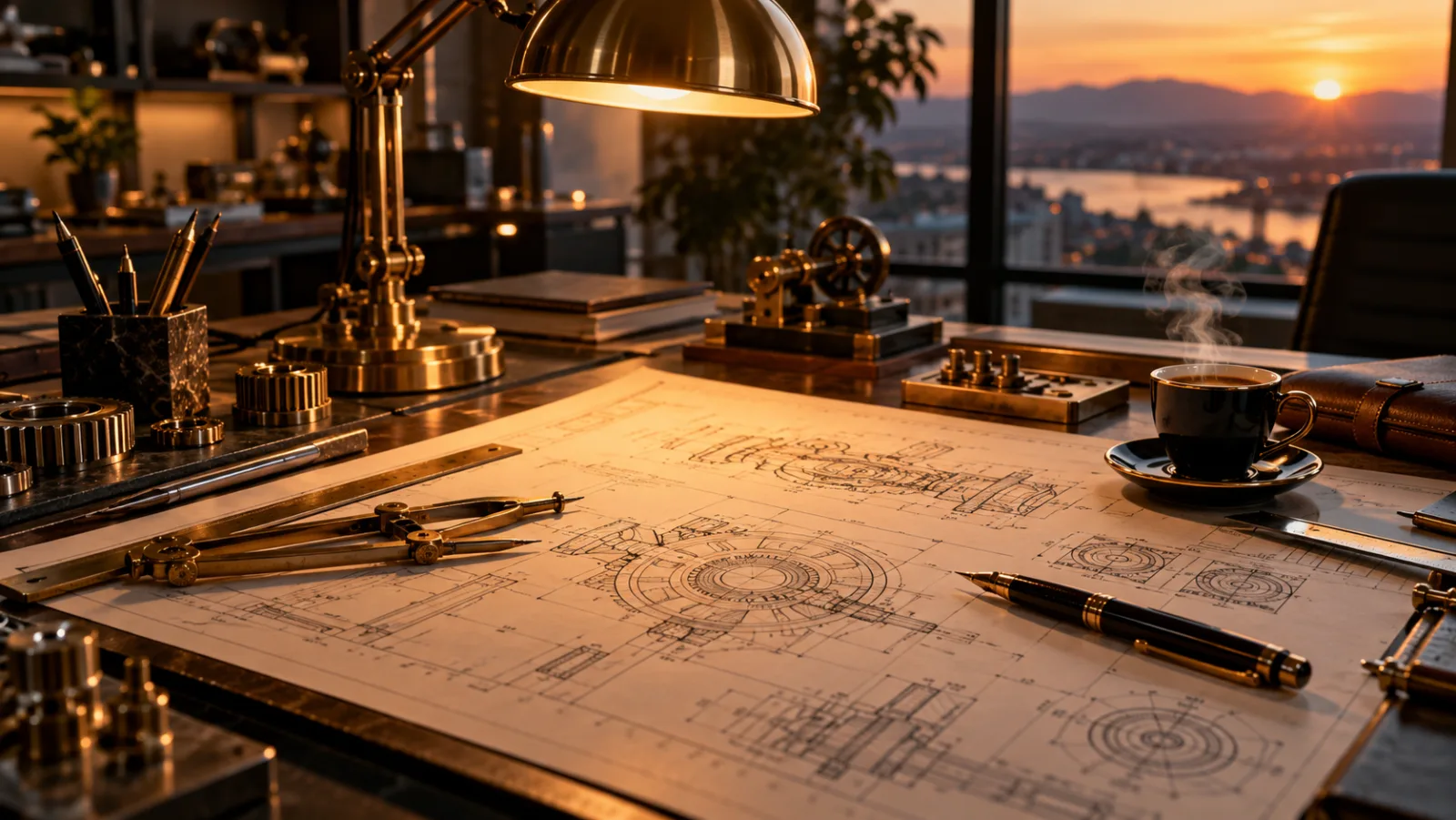 Illustration: an engineer’s desk with a precise, repeatable checklist