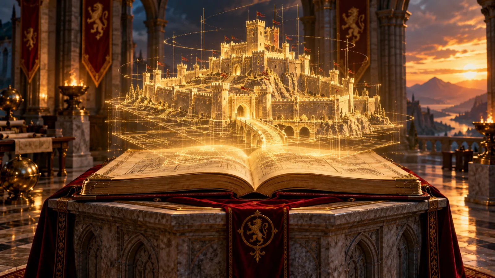 Illustration: the frameworks inside the book