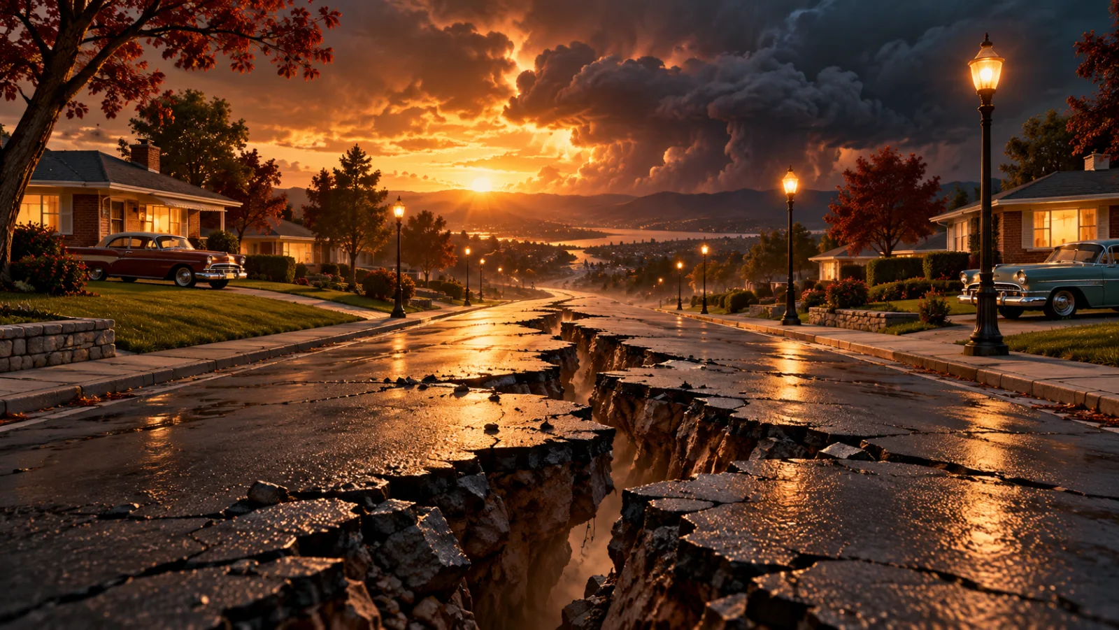 Illustration: the traditional path crumbling away
